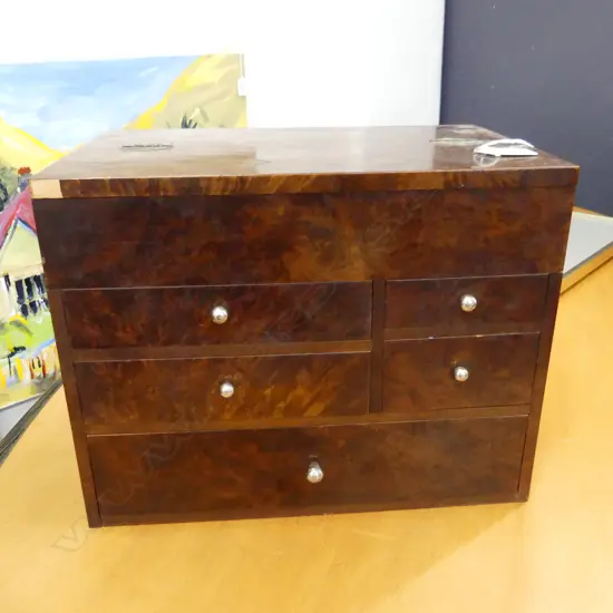 OLD JAPANESE SEWING BOX AF