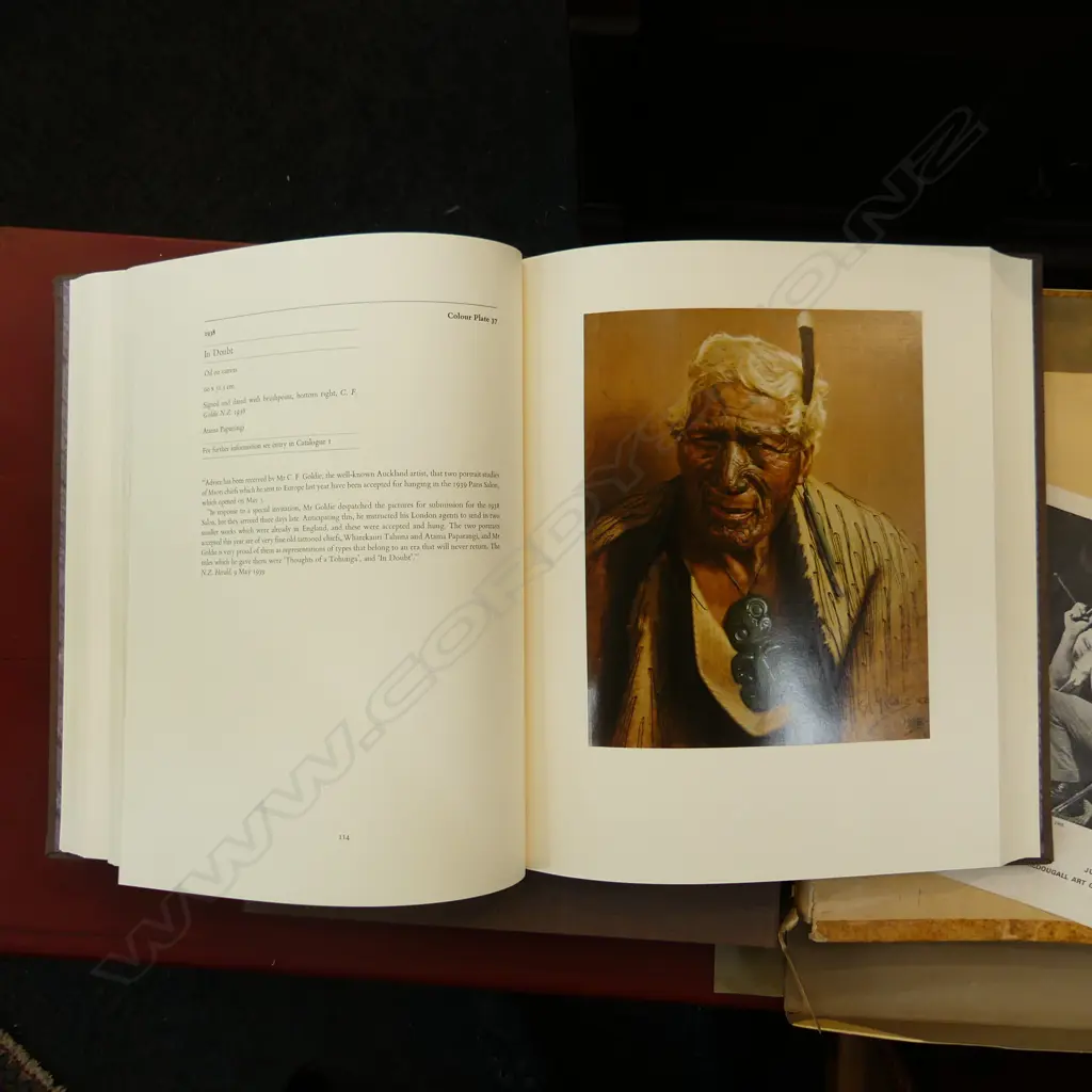 C.F. GOLDIE 'HIS LIFE & PAINTINGS' LARGE BOOK IN COVER SLEEVE 400 X 325mm Image 1++