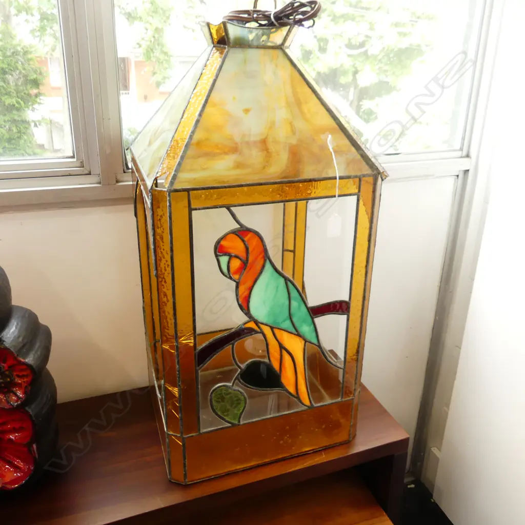 ILLUMINATED LEADLIGHT TERRARIUM [FAULTS] H720MM Image 1++