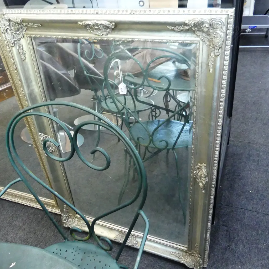 LG SILVER FRAMED MIRROR 1070x750mm Image 1++