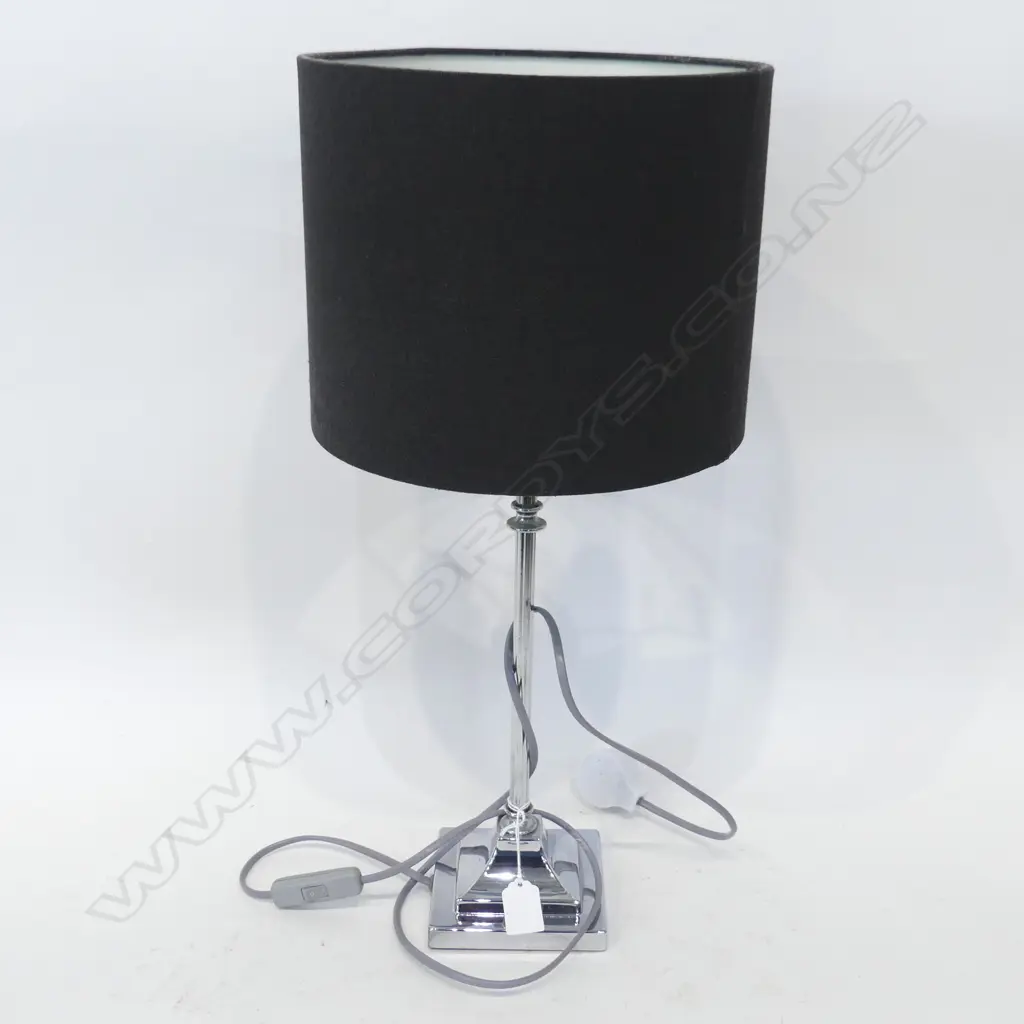 LAMP w. SILVER METAL BASE H.550mm Image 1++