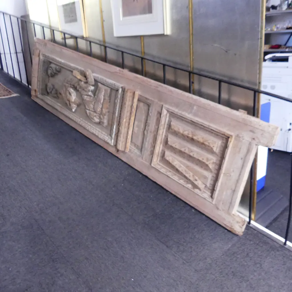 PR 19thC RUSTIC COUNTRY DRAGON DOORS H.3000mm W.760/800mm Image 1++