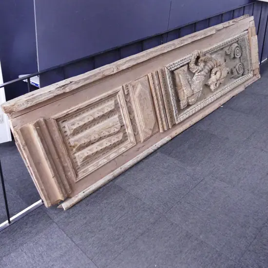 PR 19thC RUSTIC COUNTRY DRAGON DOORS H.3000mm W.760/800mm