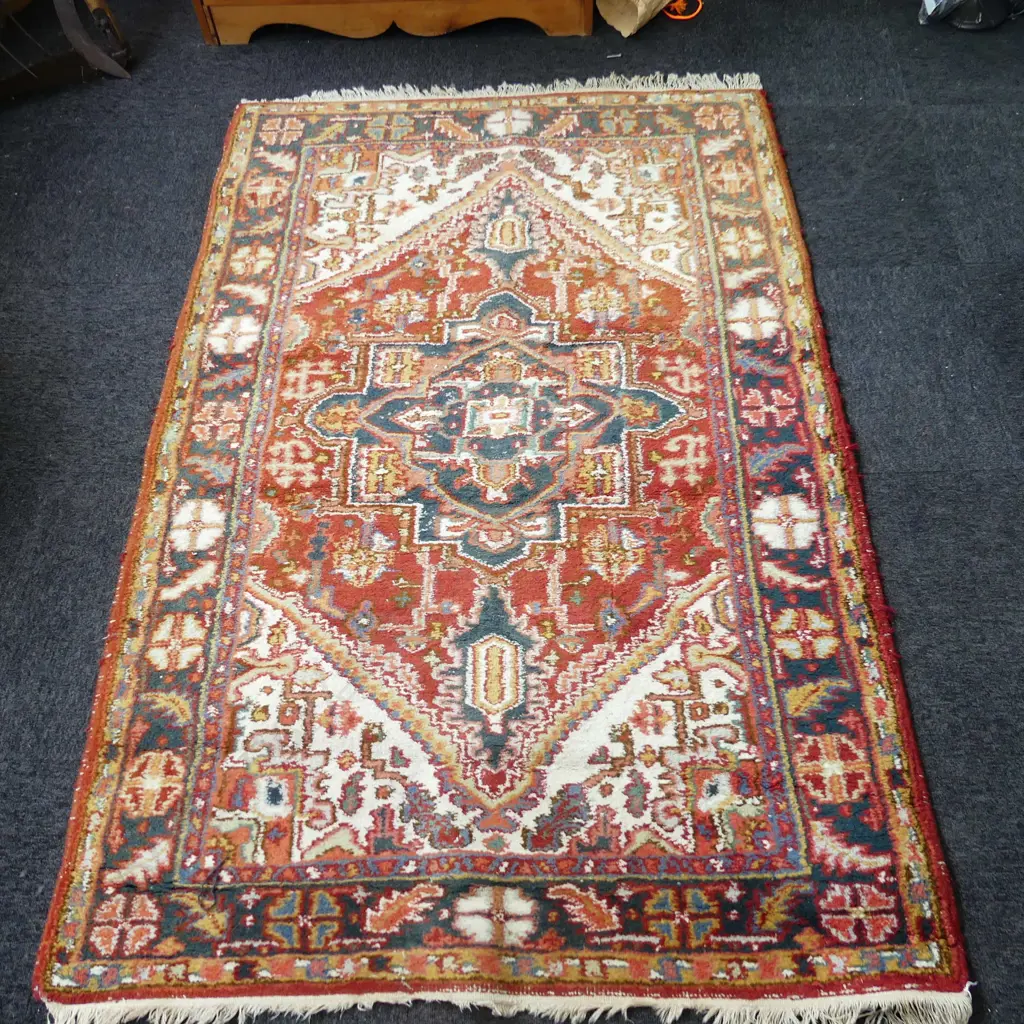 HAND KNOTTED ALL WOOL RUG 1900x1240mm Image 1++