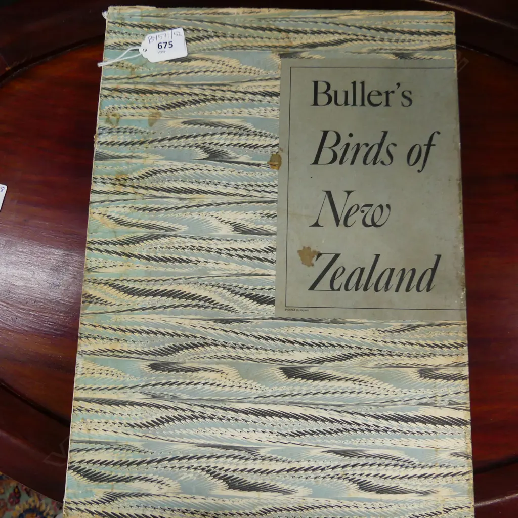 CASED BOOK: BULLERS BIRDS OF NEW ZEALAND 380x275mm Image 1++