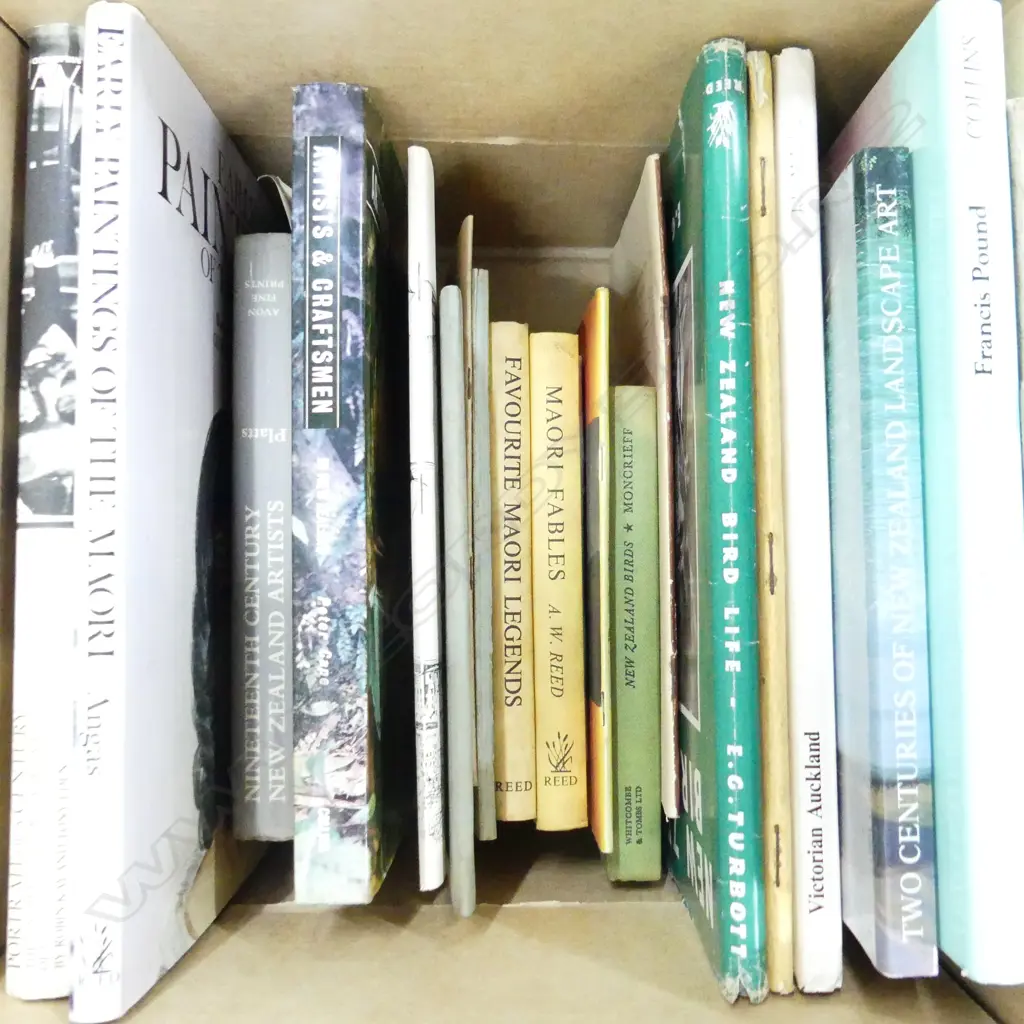 BOX LOT BOOKS; NZ INTEREST Image 1++