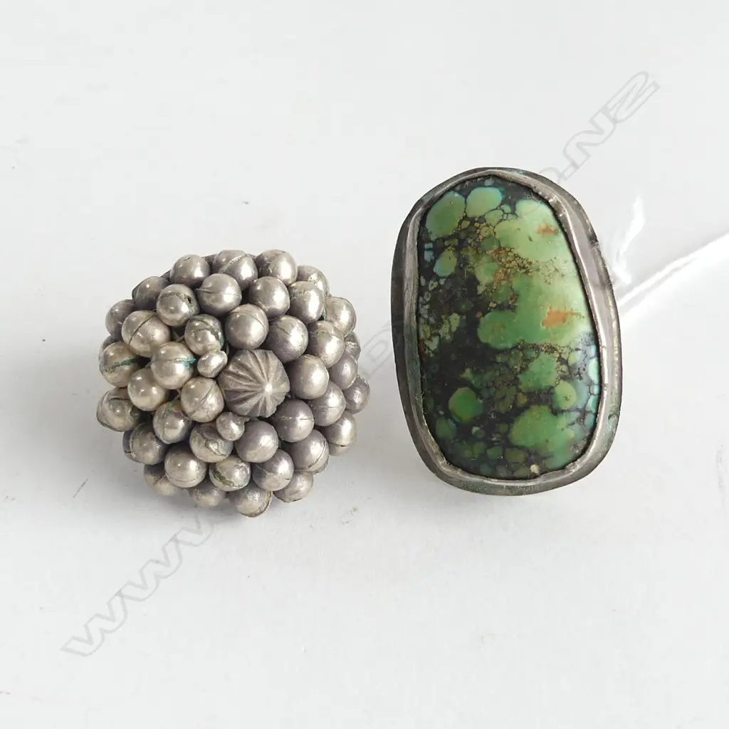 PR VINTAGE INDIAN SILVER RINGS Image 1++