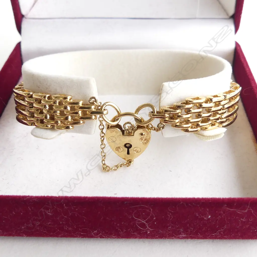 SILVER GILT GATE BRACELET  Image 1++