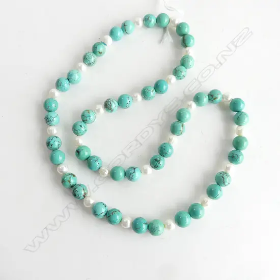 STRING TURQUOISE?  & FRESH WATER PEARL