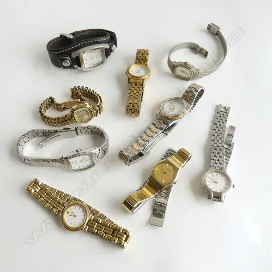 9 LADIES WRIST WATCHES