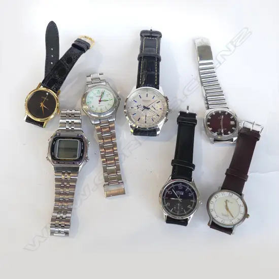 7 WRIST WATCHES