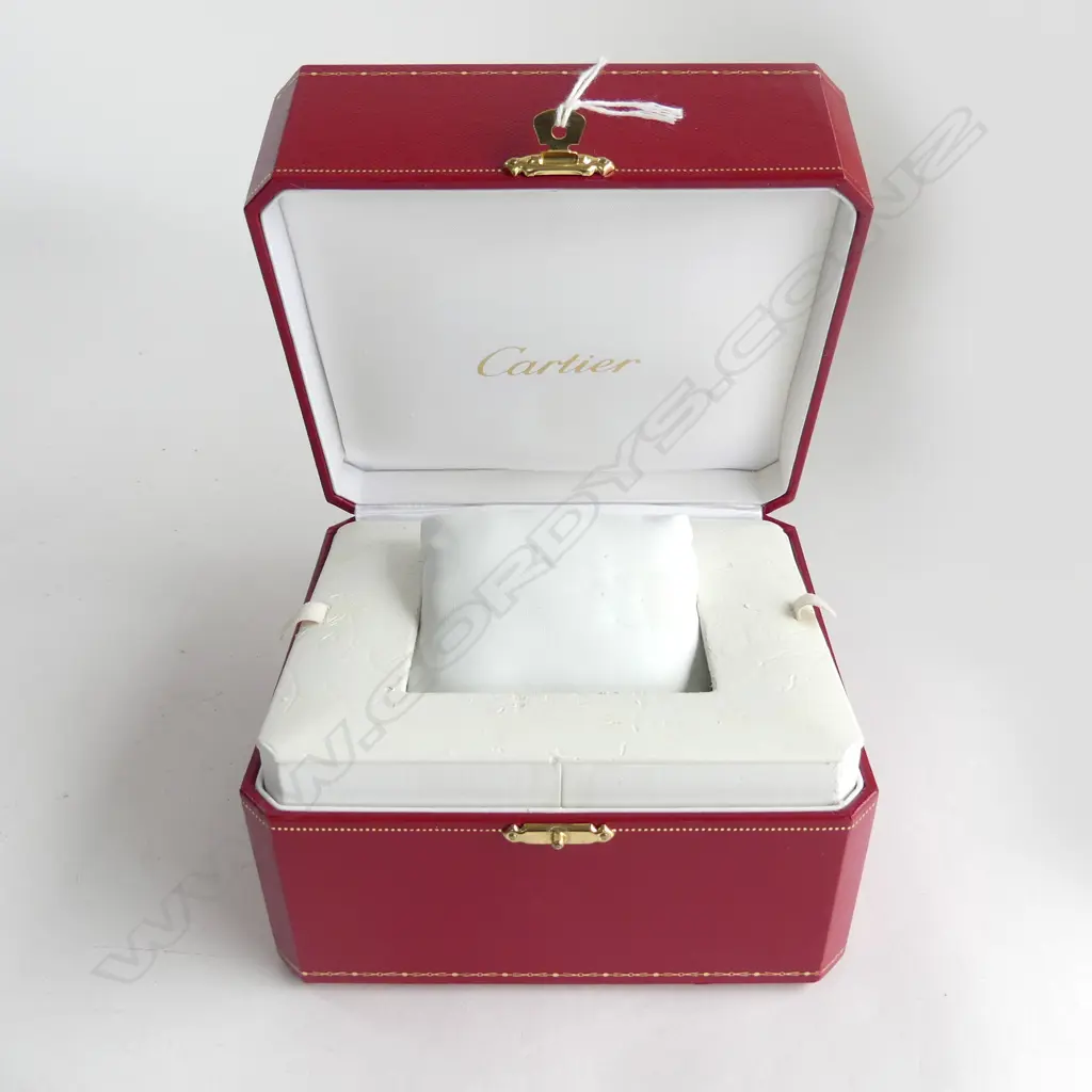 CARTIER JEWELLERY/ WATCH BOX W.150mm SOME WEAR Image 1++