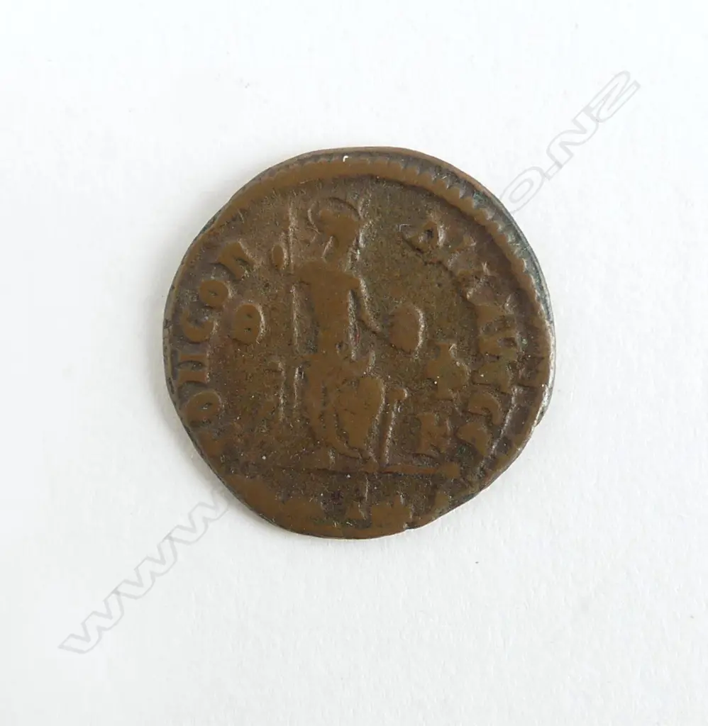 ROMAN COIN FROM THEODOSIUS 379-395 AD (AE3 SIZE) Image 1++