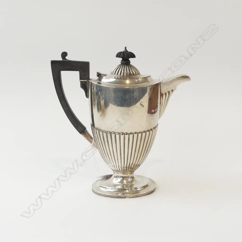 BIRKS STG SILVER COFFEE POT, 286gms Image 1++