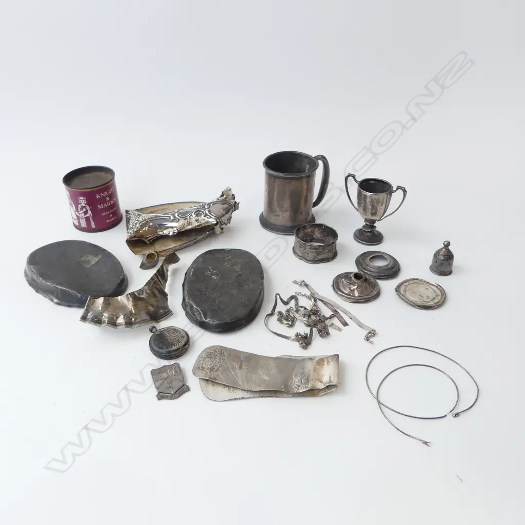 ASST. SCRAP SILVER, 330gms Image 1++