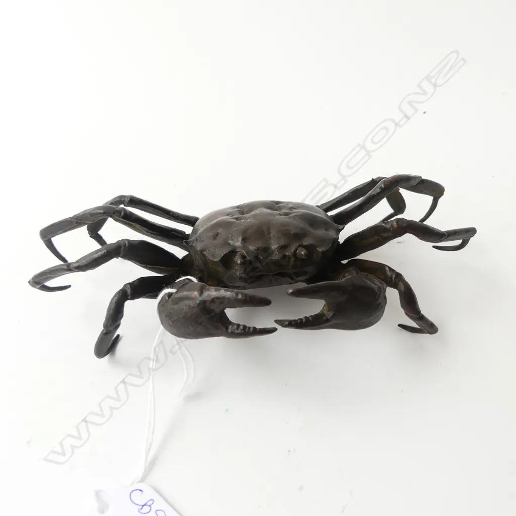 ORIENTAL BRONZE CRAB W.150mm Image 1++