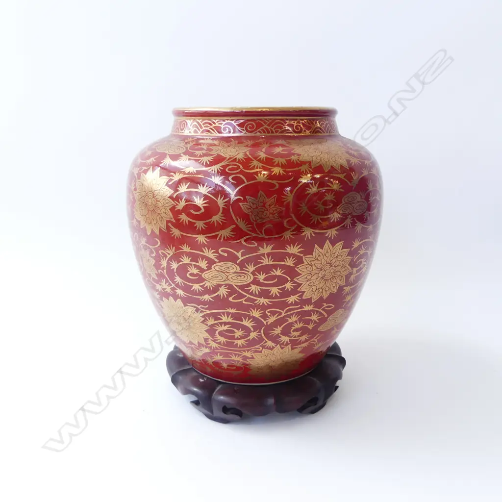 CHINESE VASE ON STAND H.210mm Image 1++