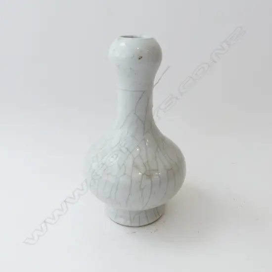 CHINESE CRACKLE GLAZE VASE H.245mm, QIANLONG MARK
