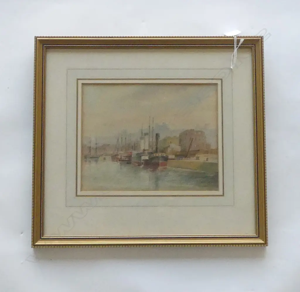 W. MENZIES GIBB, SCOTTISH PORT (PERTHSHIRE?) WC 180x225mm Image 1++