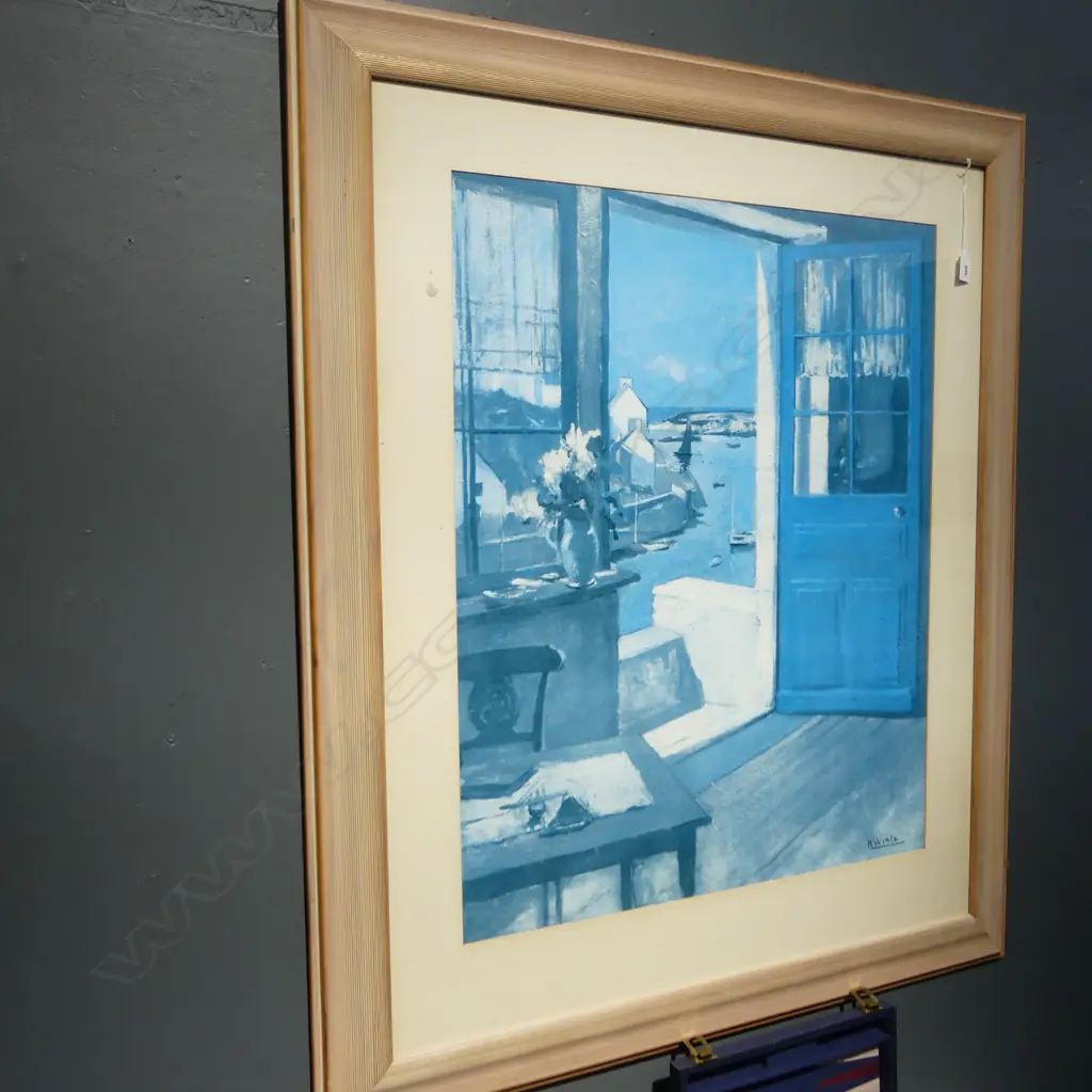 LG RAYMOND WINTZ PRINT 'THE BLUE DOOR'  Image 1++