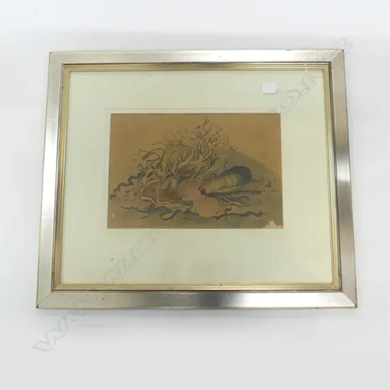 T. A. McCORMACK (1883-1973), STILL LIFE WITH MUSSELS & CLAMS, WC 250x370mm signed & dated '11
