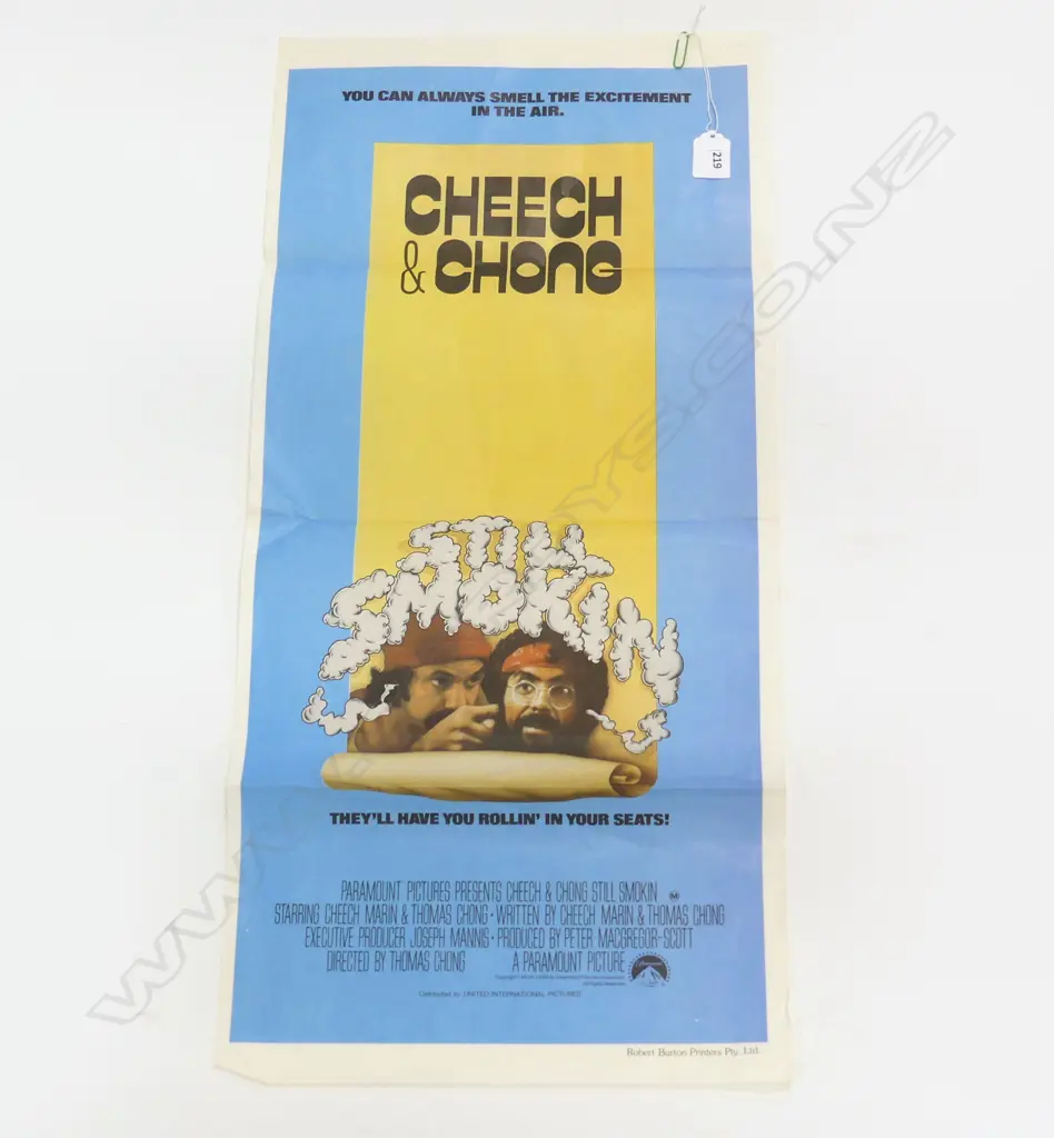 CHEECH & CHONG 'STILL SMOKIN' MOVIE POSTER Image 1++