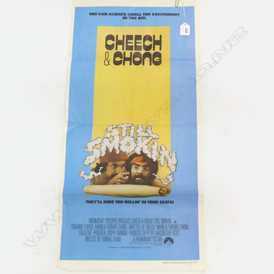 CHEECH & CHONG 'STILL SMOKIN' MOVIE POSTER
