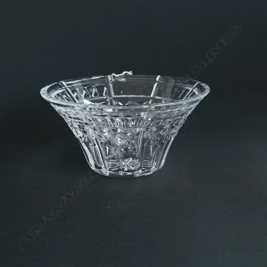 WATERFORD CUT CRYSTAL BOWL DIA 200MM