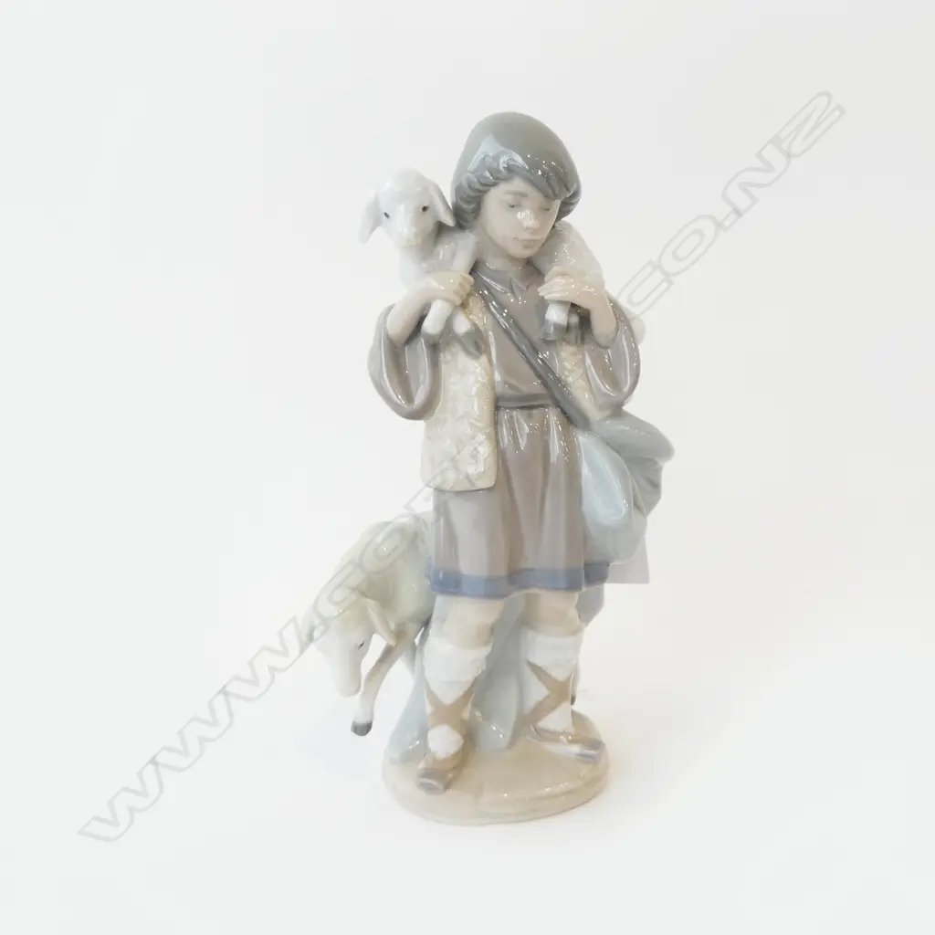 LLADRO FIGURINE #5485 'SHEPHERD BOY' H.210mm Image 1++