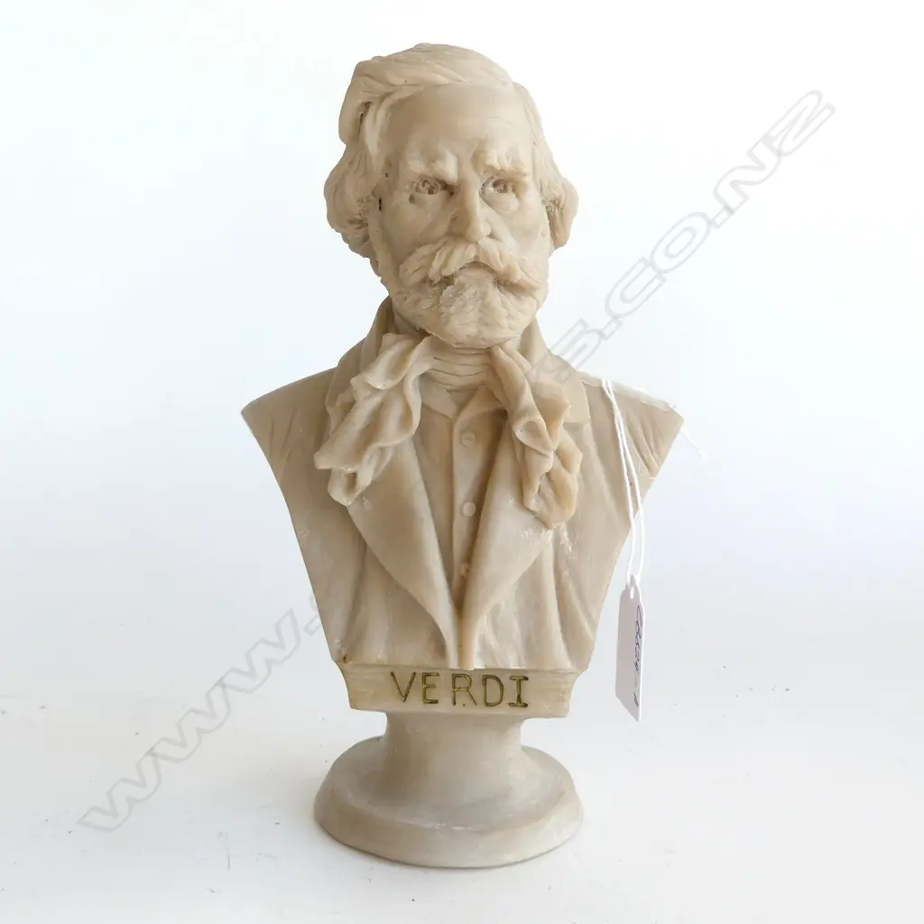 RESIN BUST COMPOSER VERDI Image 1++