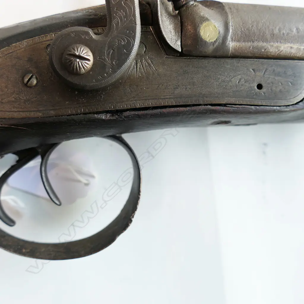 12g Double barrel shotgun side by side with ram rod, Image 1++