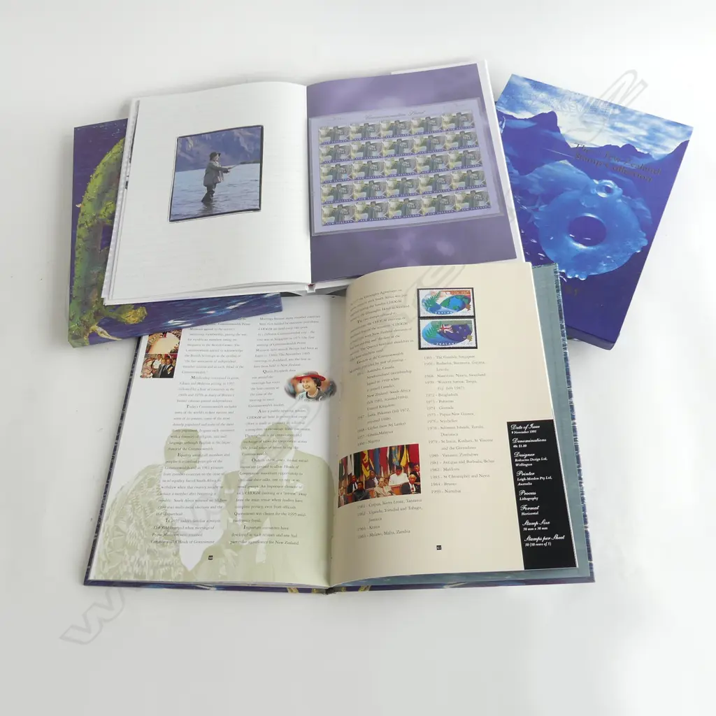 4 NZ STAMP COLLECTIONS: 1995. 1997. 1998. QUEEN MOTHER 100 Years Image 1++