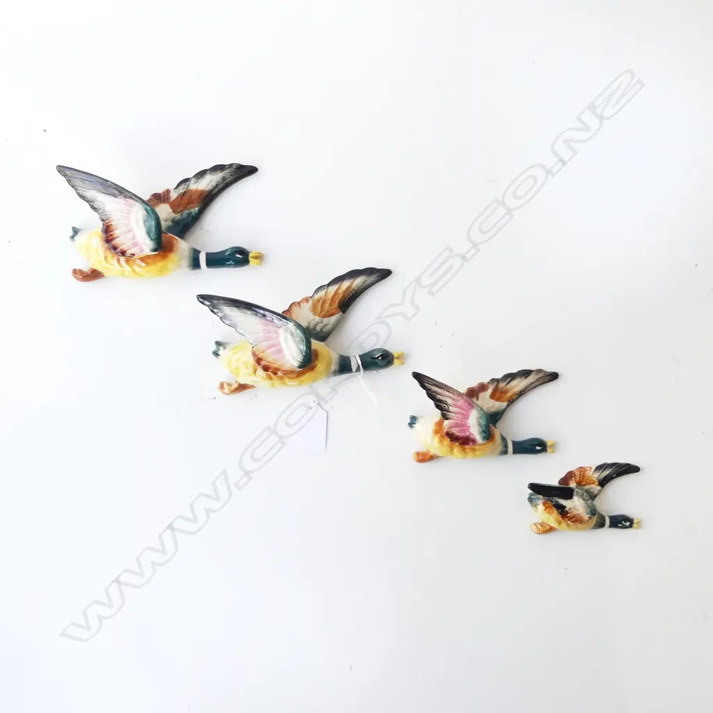 4 VINTAGE FLYING DUCKS L.150mm Image 1++