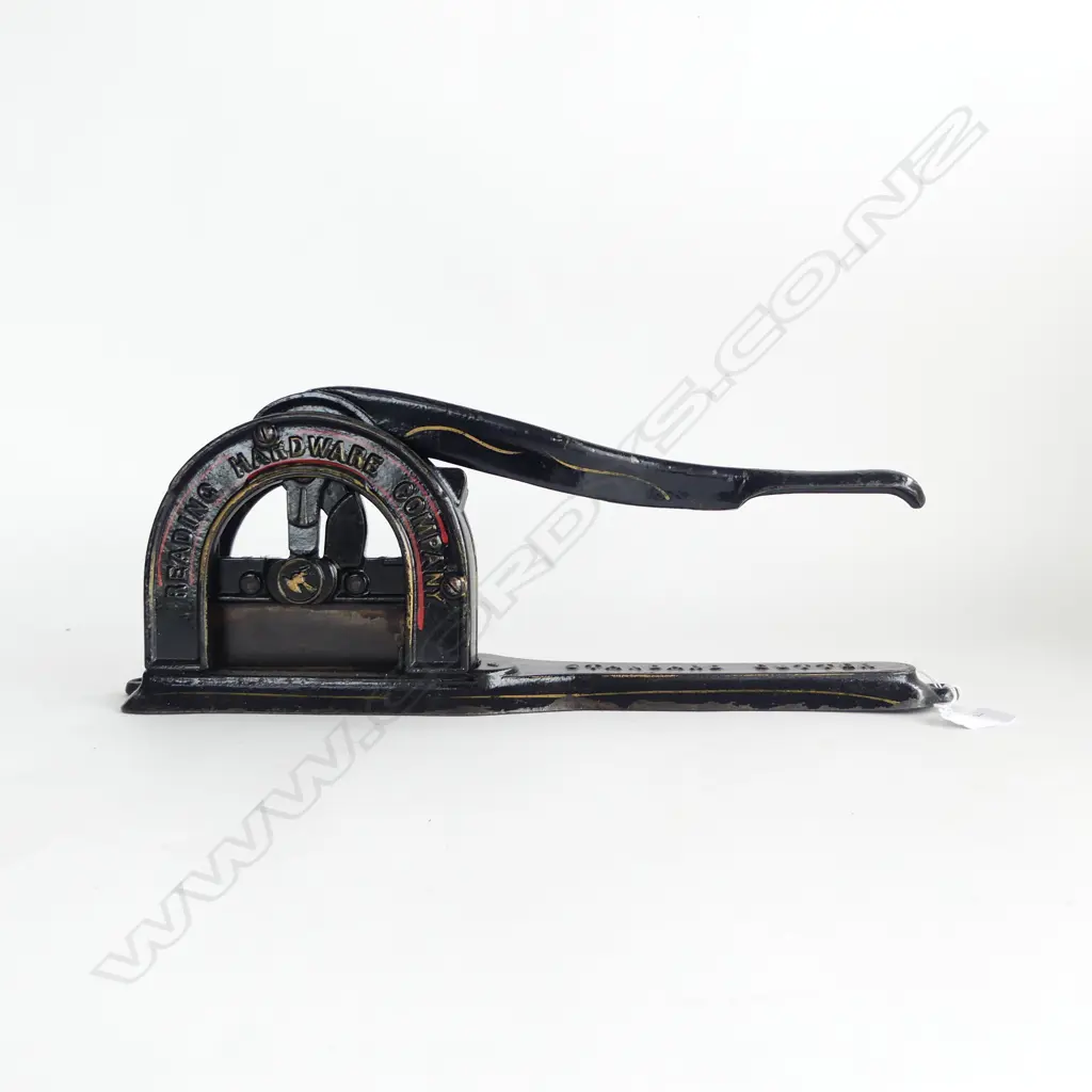 READING HARDWARE CO STANDARD CAST IRON TOBACCO CUTTER L430MM Image 1++
