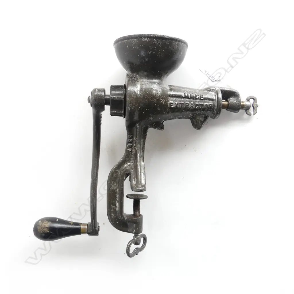 VINTAGE GALVANIZED  ENTERPRIZE BENCH JUICE EXTRACTER L300MM Image 1++