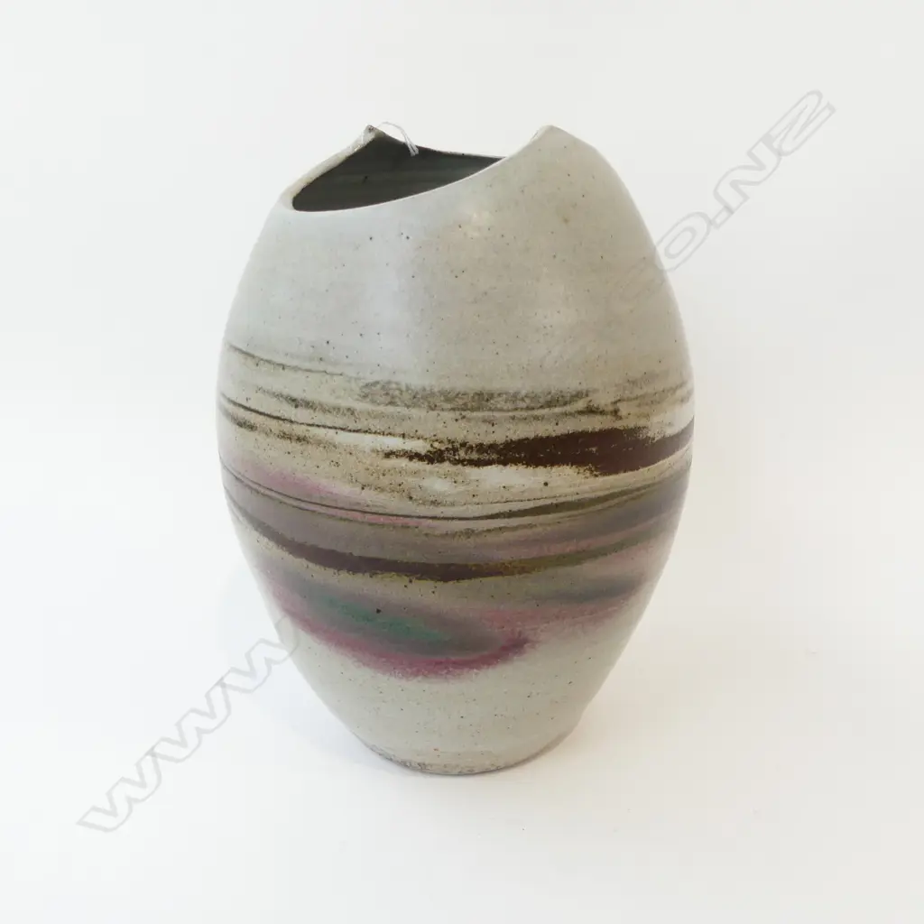 STUDIO POTTERY VASE H.310mm HAIRLINE  Image 1++