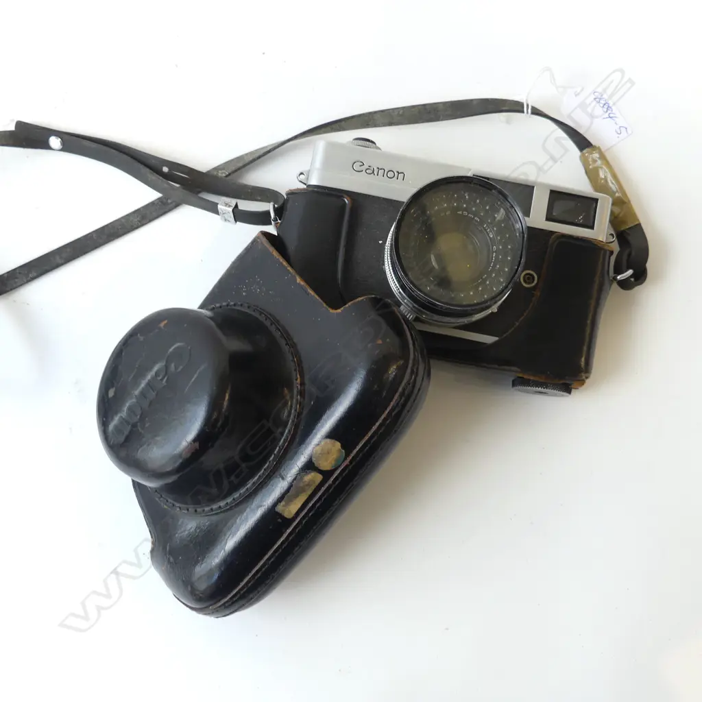 Canon Canonet Silver Rangefinder 35mm Film Camera w/ Case Image 1++