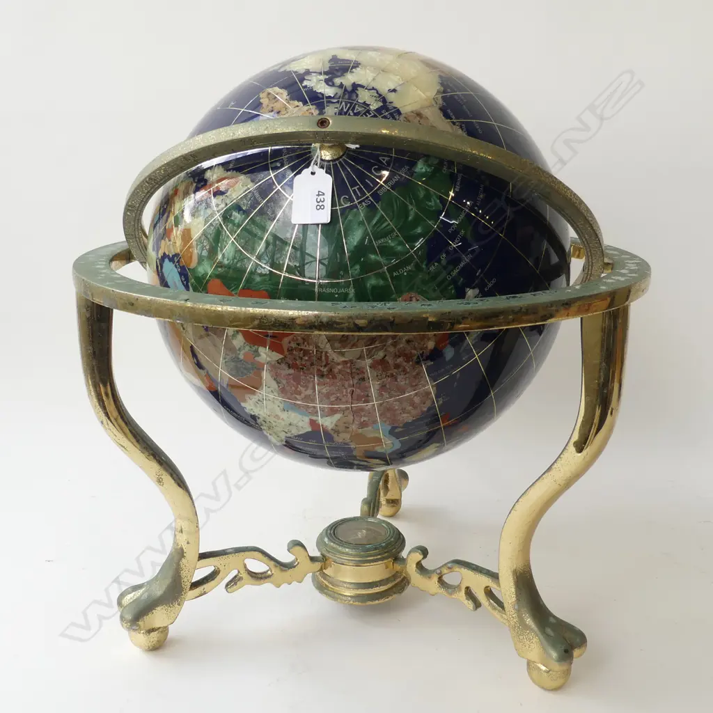 GIMBALLED WORLD GLOBE H.450mm Image 1++