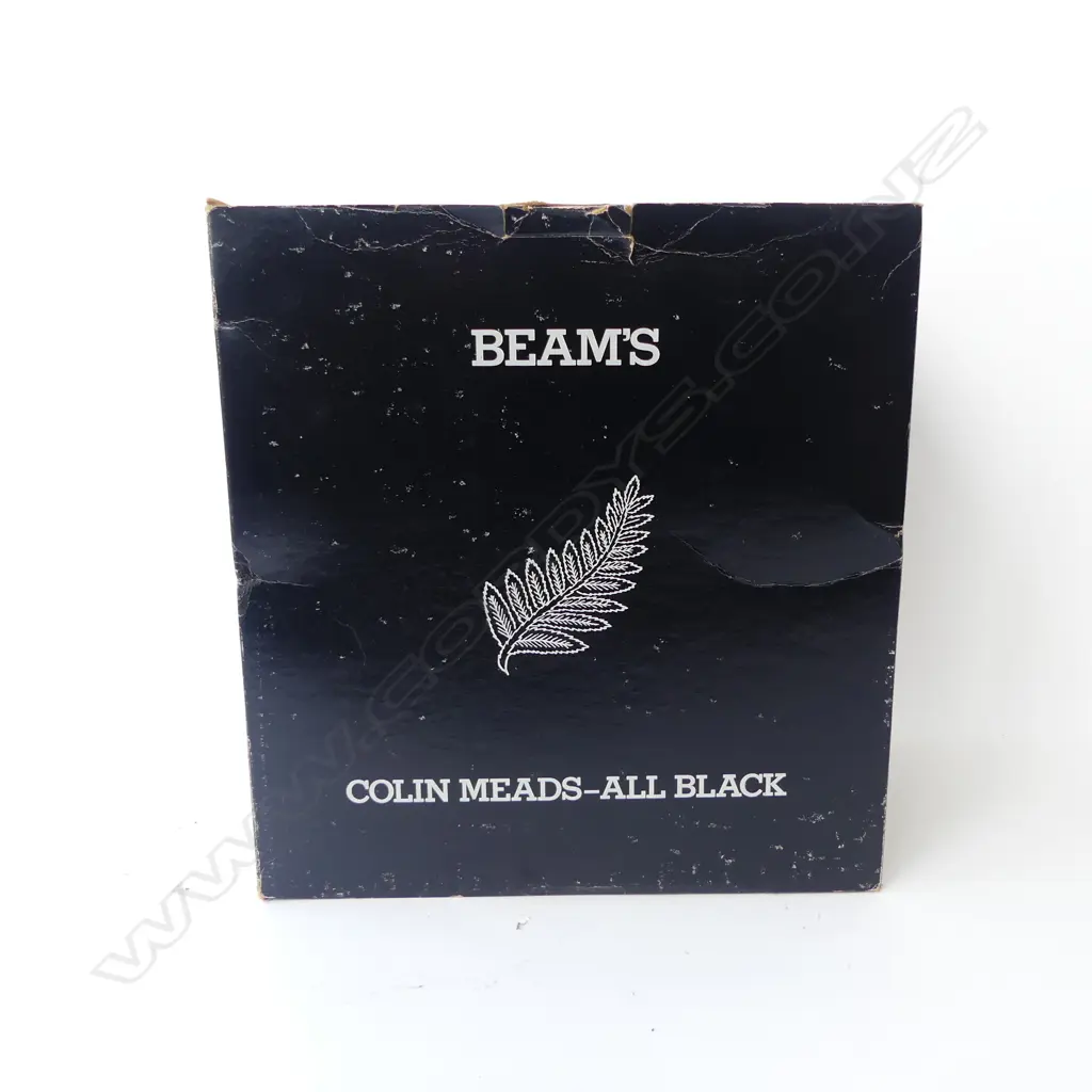 JIM BEAM COLIN MEADS ALL BLACK DECANTER H.305mm + ORIG. BOX Image 1++
