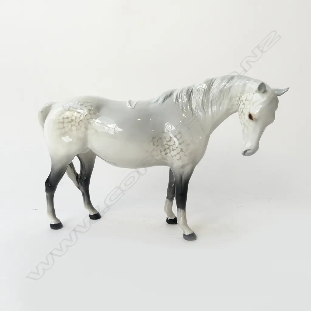 BESWICK HORSE GREY MARE H 140 X L 220 Image 1++