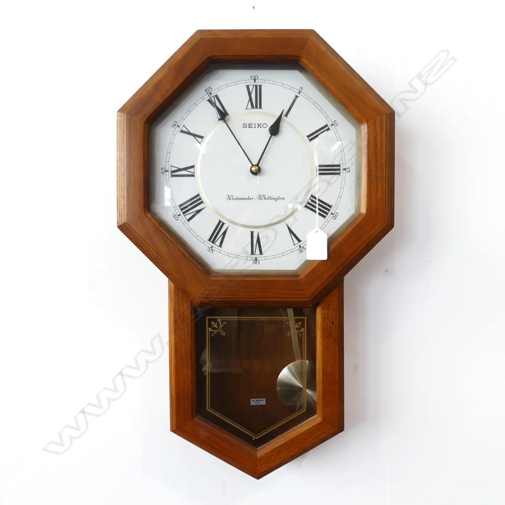 SEIKO 'WESTMINSTER - WHITTINGTON' WALL CLOCK H.540mm Image 1++