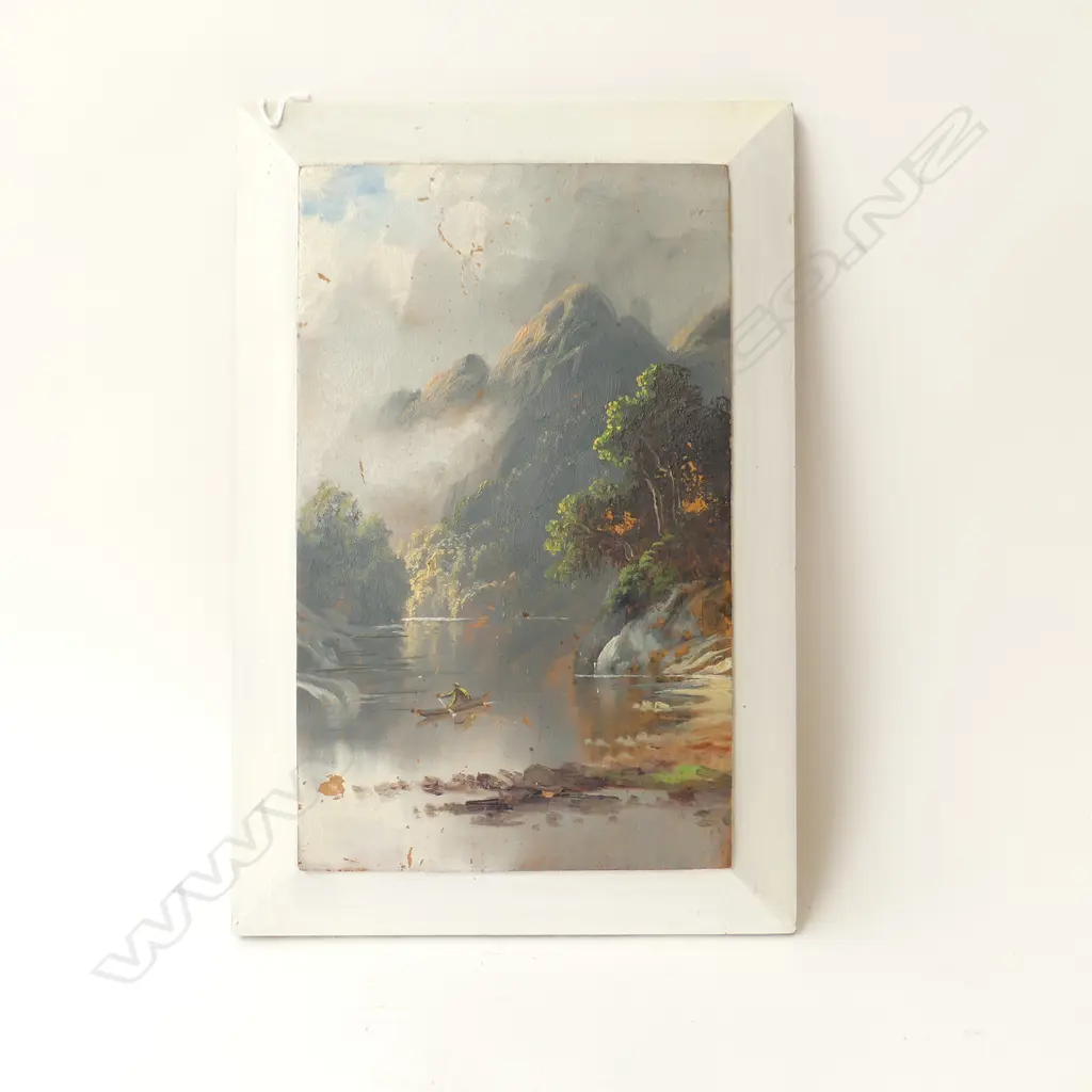 WANGANUI RIVER OIL ON BOARD 290X180mm Image 1++