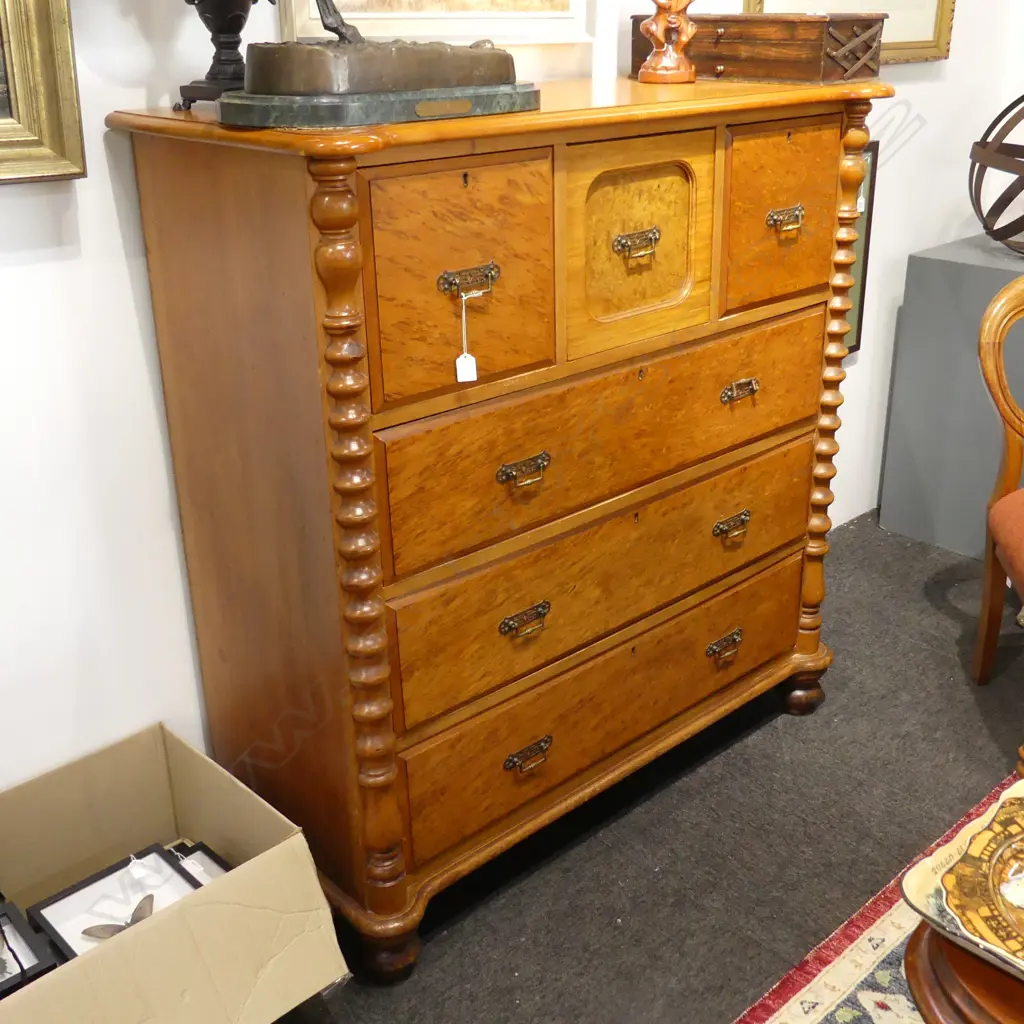 EARLY 20thC SCOTCH CHEST 1170x510x1220mm Image 1++