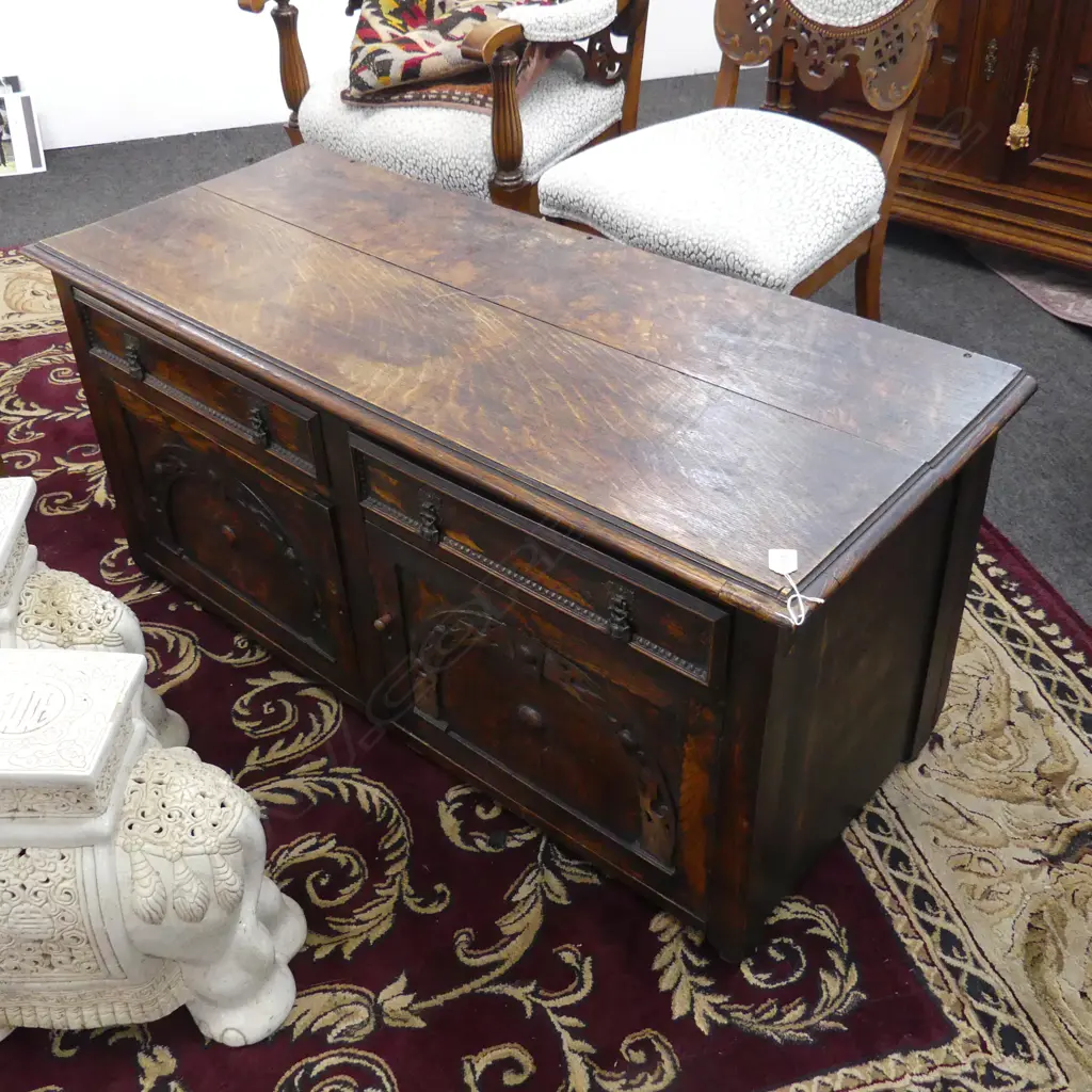 OAK COFFER 1210x500x560mm Image 1++