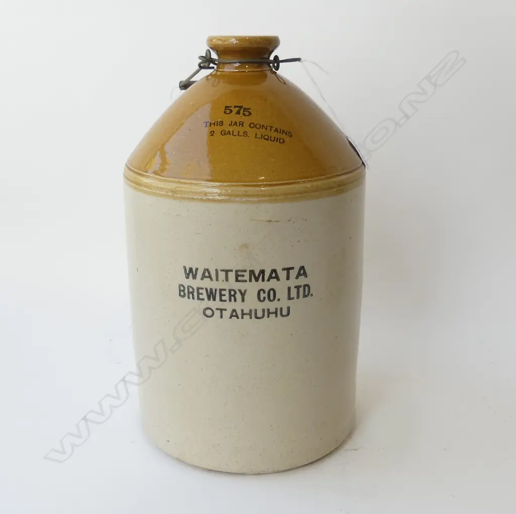 CROCK; WAITEMATA BREWERY CO. LTD. OTAHUHU H.370mm Image 1++