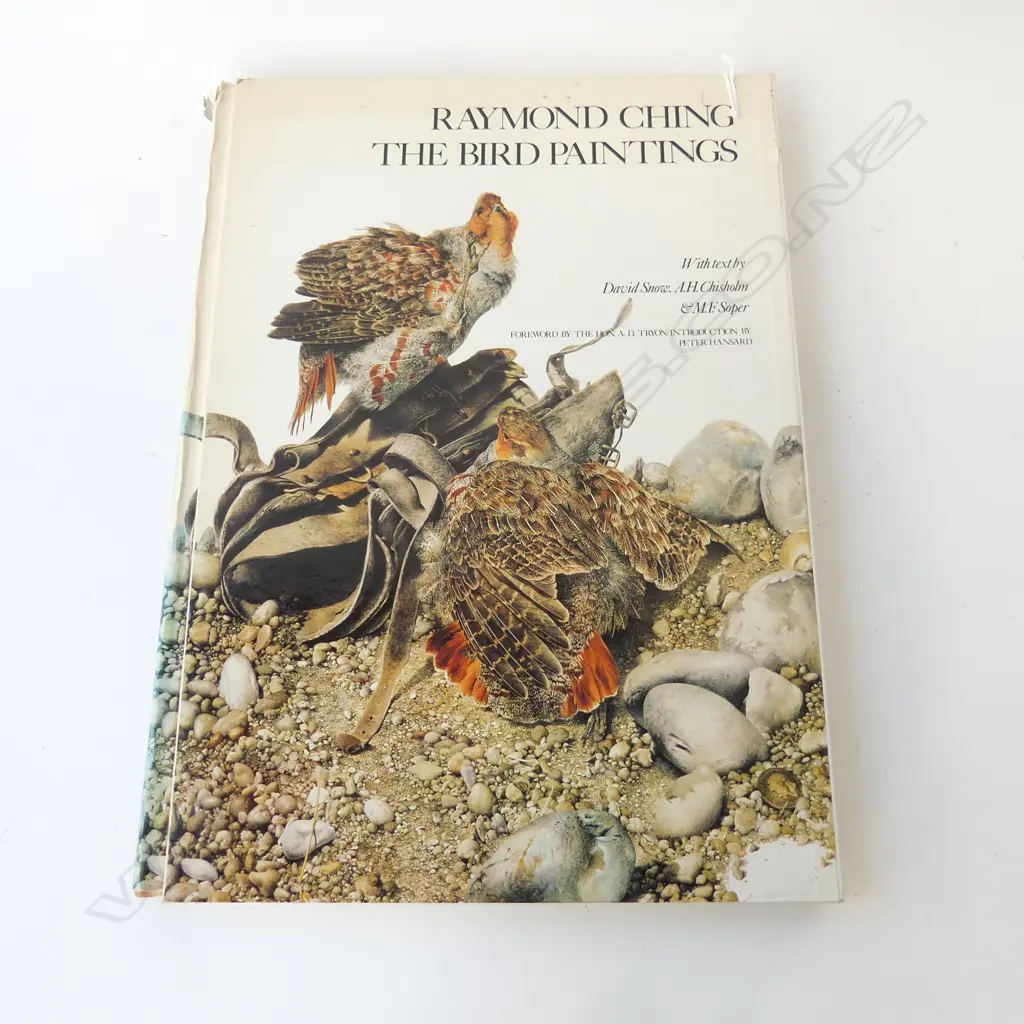 CASED BOOK; RAYMOND CHING, BIRD PAINTINGS Image 1++