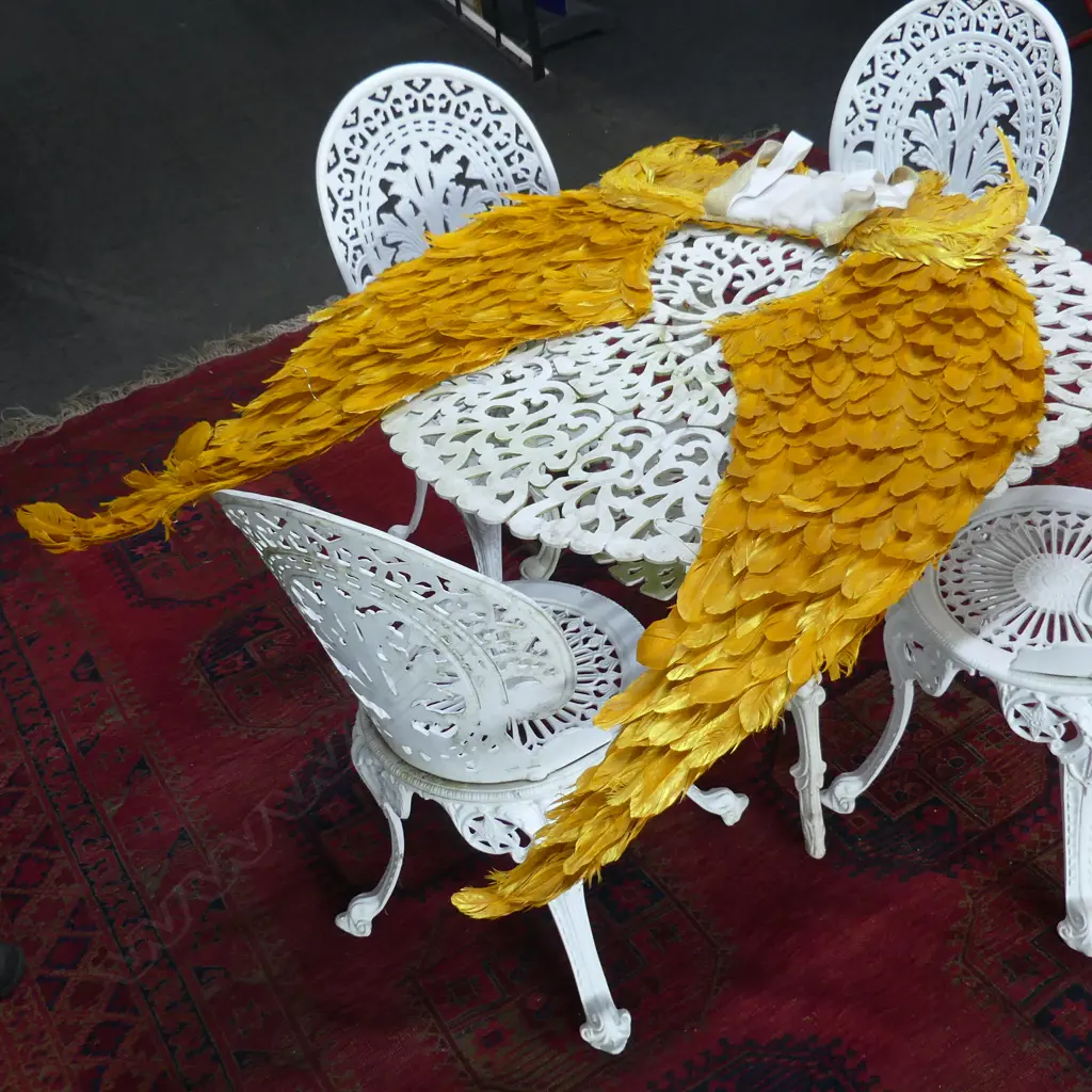 PR LG GOLD FEATHER ANGEL WINGS H.1550mm Image 1++