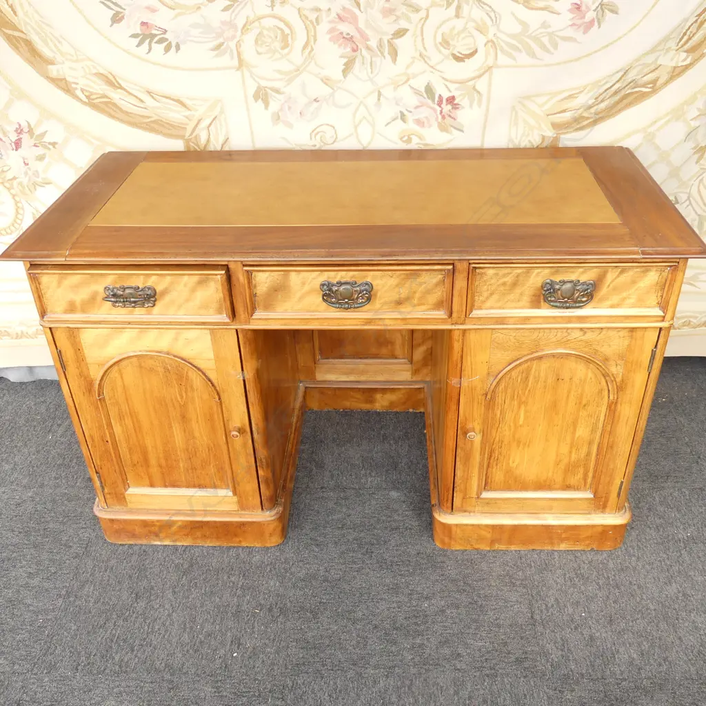 TWIN PEDESTAL DESK 1230x530x755mm Image 1++