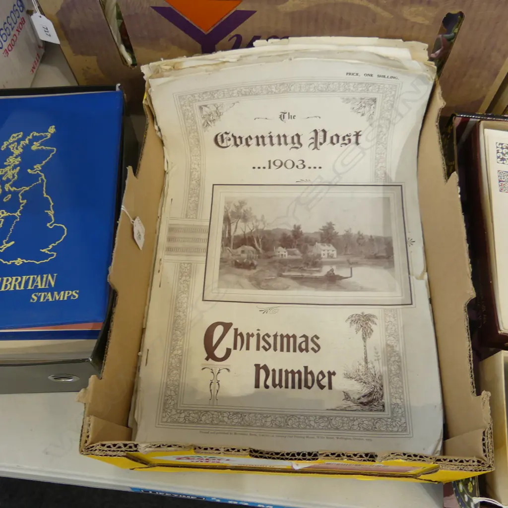 THREE EARLY NZ ‘THE EVENING POST XMAS NUMNER NZ OLD & NEW’ PAPERS 1903, 1904 &1907 MANY PLACES & PHOTOGRAPHS ETC, L.450M Image 1++