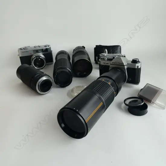 ASST. CAMERAS & LENSES...